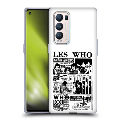 The Who Band Art Les Who Soft Gel Case for OPPO Find X3 Neo / Reno5 Pro+ 5G