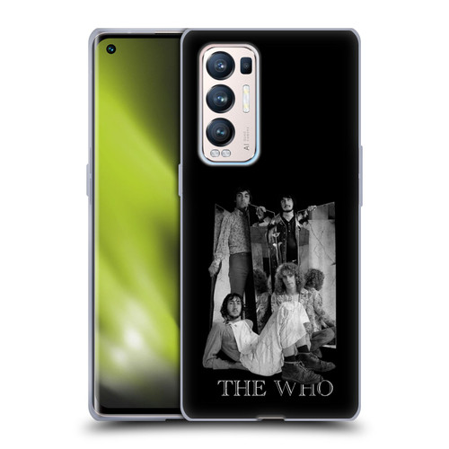 The Who Band Art Mirror Mono Distress Soft Gel Case for OPPO Find X3 Neo / Reno5 Pro+ 5G
