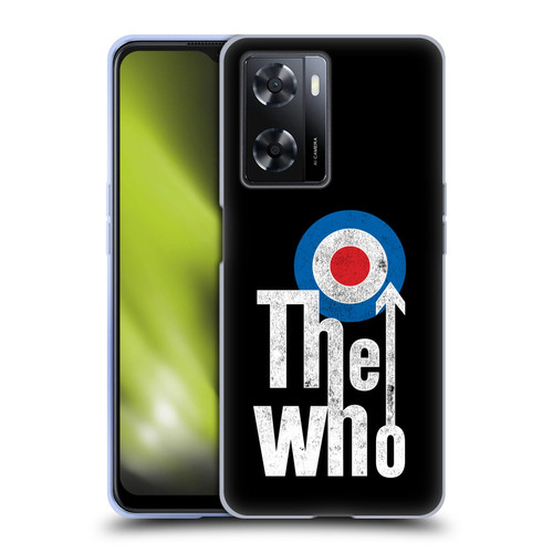 The Who Band Art Classic Target Logo Soft Gel Case for OPPO A57s