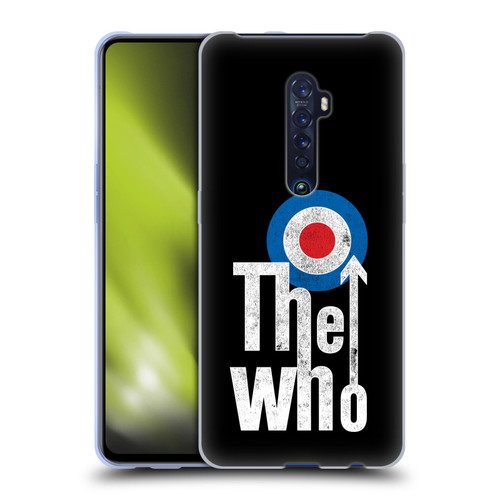 The Who Band Art Classic Target Logo Soft Gel Case for OPPO Reno 2