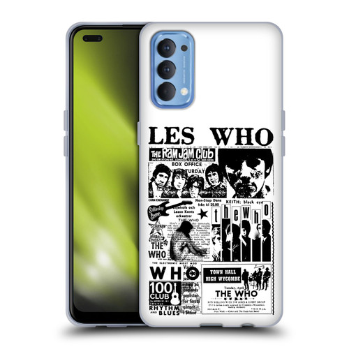 The Who Band Art Les Who Soft Gel Case for OPPO Reno 4 5G