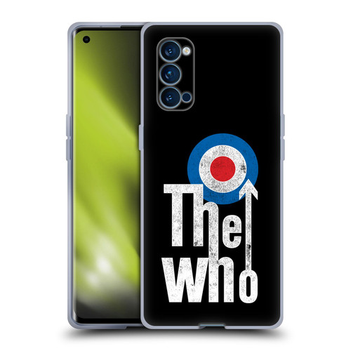 The Who Band Art Classic Target Logo Soft Gel Case for OPPO Reno 4 Pro 5G