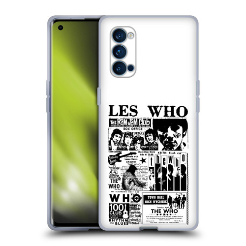 The Who Band Art Les Who Soft Gel Case for OPPO Reno 4 Pro 5G