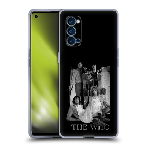 The Who Band Art Mirror Mono Distress Soft Gel Case for OPPO Reno 4 Pro 5G