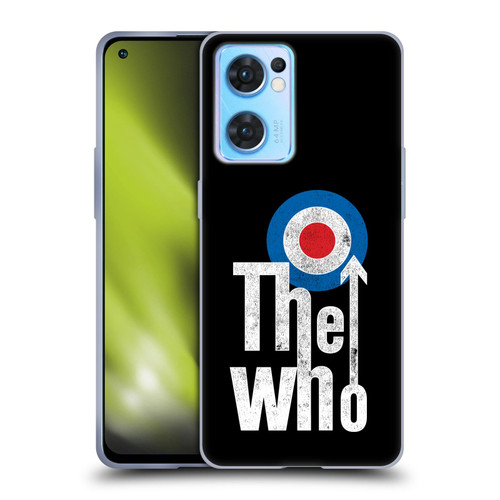The Who Band Art Classic Target Logo Soft Gel Case for OPPO Reno7 5G / Find X5 Lite