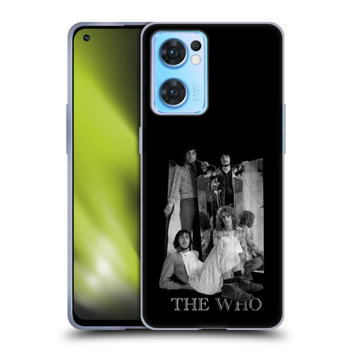 The Who Band Art Mirror Mono Distress Soft Gel Case for OPPO Reno7 5G / Find X5 Lite