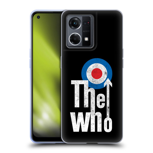 The Who Band Art Classic Target Logo Soft Gel Case for OPPO Reno8 4G