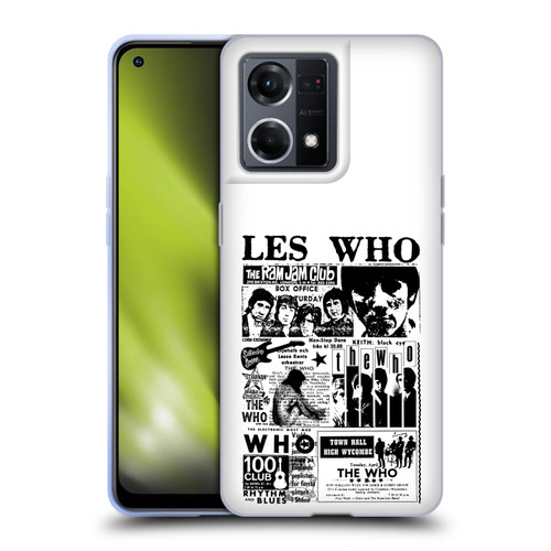 The Who Band Art Les Who Soft Gel Case for OPPO Reno8 4G
