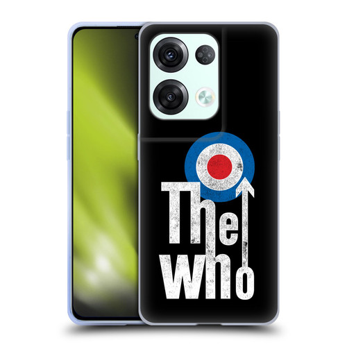 The Who Band Art Classic Target Logo Soft Gel Case for OPPO Reno8 Pro