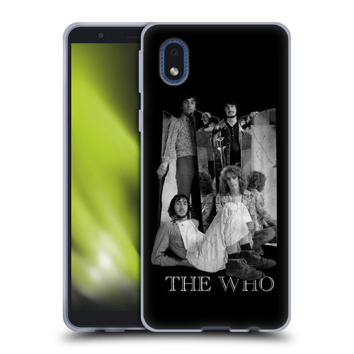 The Who Band Art Mirror Mono Distress Soft Gel Case for Samsung Galaxy A01 Core (2020)