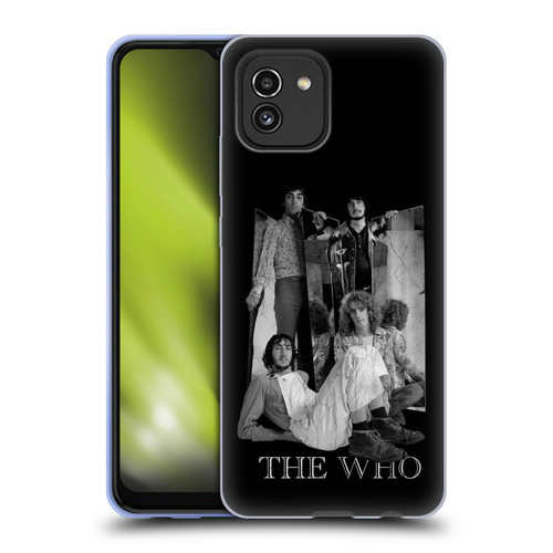 The Who Band Art Mirror Mono Distress Soft Gel Case for Samsung Galaxy A03 (2021)