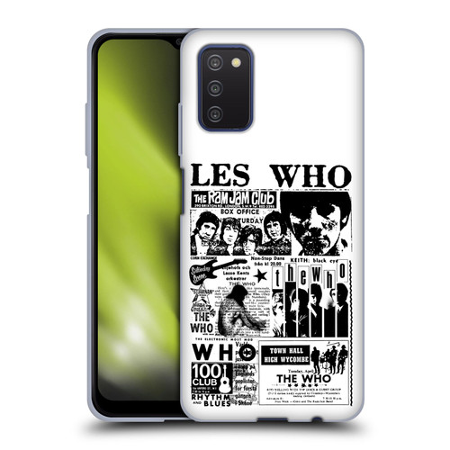 The Who Band Art Les Who Soft Gel Case for Samsung Galaxy A03s (2021)