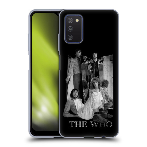 The Who Band Art Mirror Mono Distress Soft Gel Case for Samsung Galaxy A03s (2021)