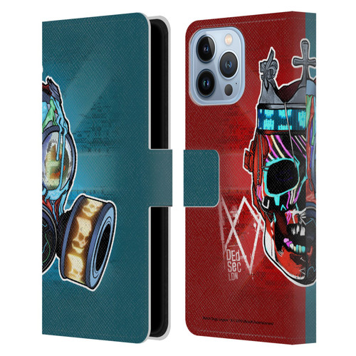 Watch Dogs Legion Street Art Flag Leather Book Wallet Case Cover For Apple iPhone 13 Pro Max