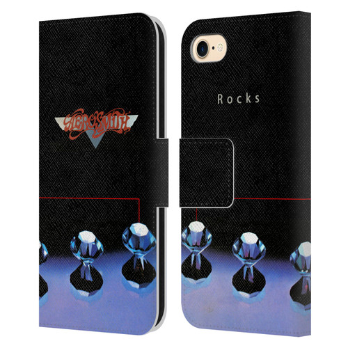 Aerosmith Classics Rocks Leather Book Wallet Case Cover For Apple iPhone 7 / 8 / SE 2020 & 2022
