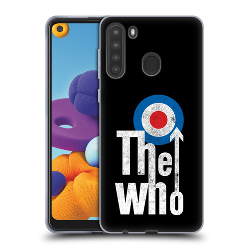 The Who Band Art Classic Target Logo Soft Gel Case for Samsung Galaxy A21 (2020)