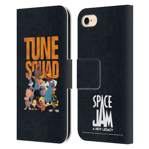 Space Jam: A New Legacy Graphics Tune Squad Leather Book Wallet Case Cover For Apple iPhone 7 / 8 / SE 2020 & 2022