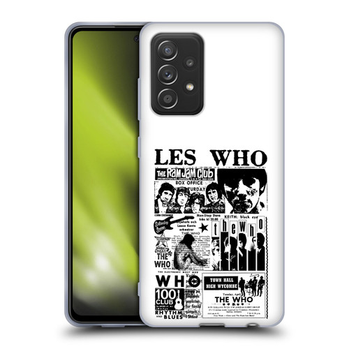 The Who Band Art Les Who Soft Gel Case for Samsung Galaxy A52 / A52s / 5G (2021)