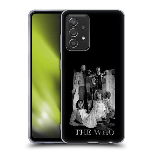 The Who Band Art Mirror Mono Distress Soft Gel Case for Samsung Galaxy A52 / A52s / 5G (2021)