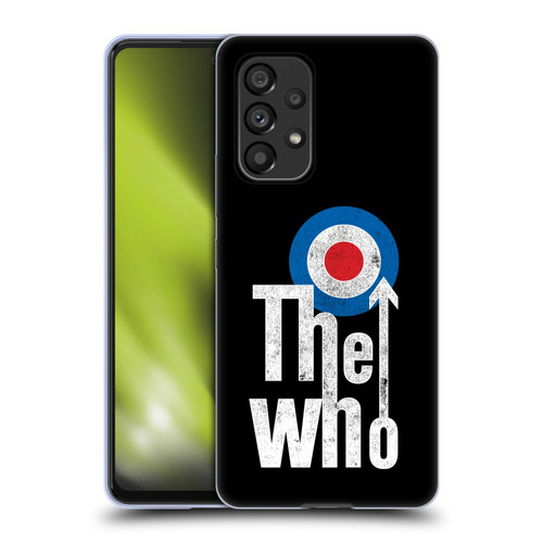The Who Band Art Classic Target Logo Soft Gel Case for Samsung Galaxy A53 5G (2022)