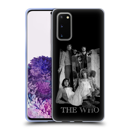 The Who Band Art Mirror Mono Distress Soft Gel Case for Samsung Galaxy S20 / S20 5G