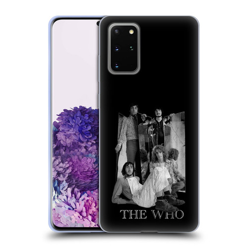 The Who Band Art Mirror Mono Distress Soft Gel Case for Samsung Galaxy S20+ / S20+ 5G