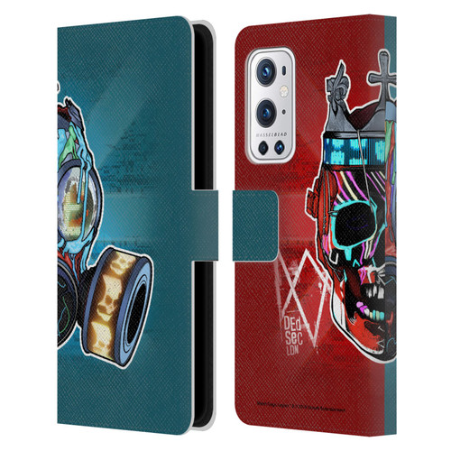 Watch Dogs Legion Street Art Flag Leather Book Wallet Case Cover For OnePlus 9 Pro