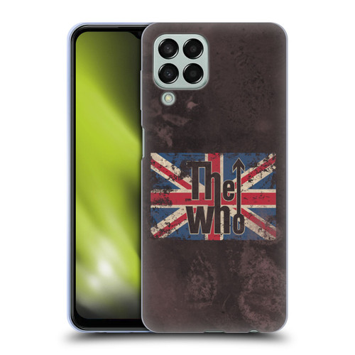 The Who Band Art Union Jack Distressed Look Soft Gel Case for Samsung Galaxy M33 (2022)