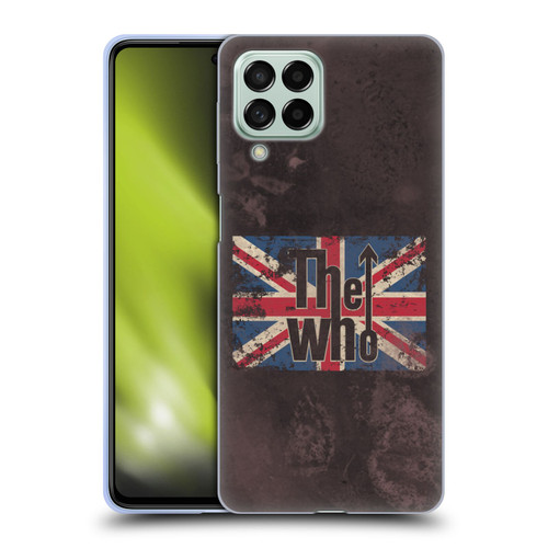 The Who Band Art Union Jack Distressed Look Soft Gel Case for Samsung Galaxy M53 (2022)