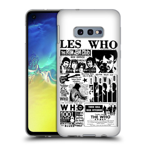 The Who Band Art Les Who Soft Gel Case for Samsung Galaxy S10e