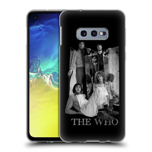 The Who Band Art Mirror Mono Distress Soft Gel Case for Samsung Galaxy S10e