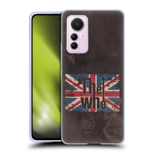 The Who Band Art Union Jack Distressed Look Soft Gel Case for Xiaomi 12 Lite