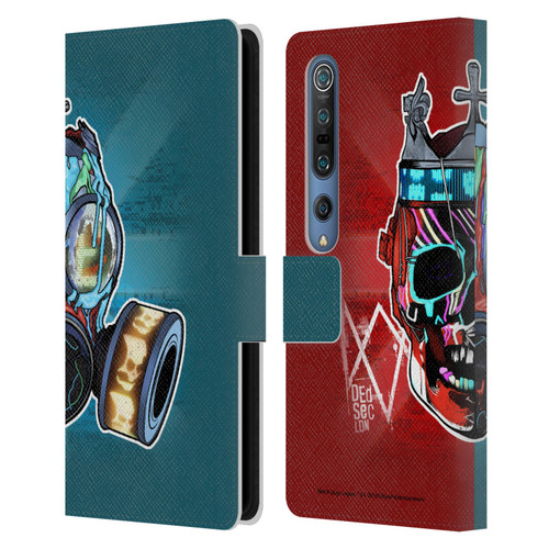 Watch Dogs Legion Street Art Flag Leather Book Wallet Case Cover For Xiaomi Mi 10 5G / Mi 10 Pro 5G