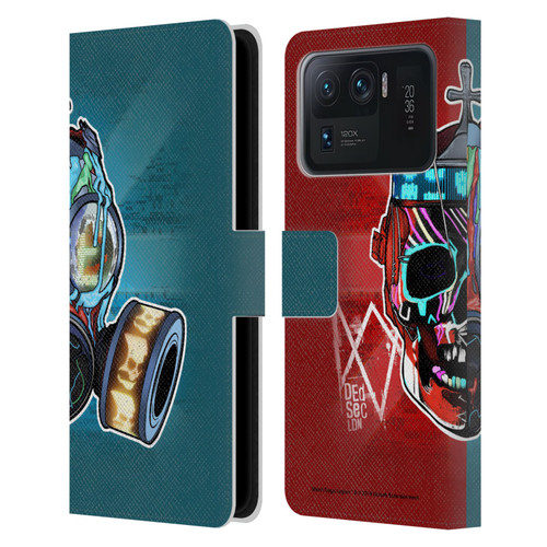 Watch Dogs Legion Street Art Flag Leather Book Wallet Case Cover For Xiaomi Mi 11 Ultra