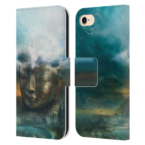 Duirwaigh God Buddha Leather Book Wallet Case Cover For Apple iPhone 7 / 8 / SE 2020 & 2022