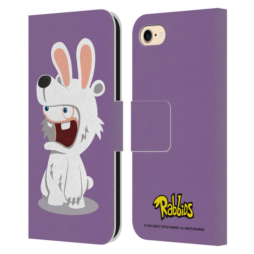 Rabbids Costumes Polar Bear Leather Book Wallet Case Cover For Apple iPhone 7 / 8 / SE 2020 & 2022