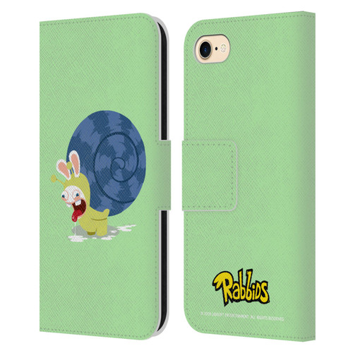 Rabbids Costumes Snail Leather Book Wallet Case Cover For Apple iPhone 7 / 8 / SE 2020 & 2022