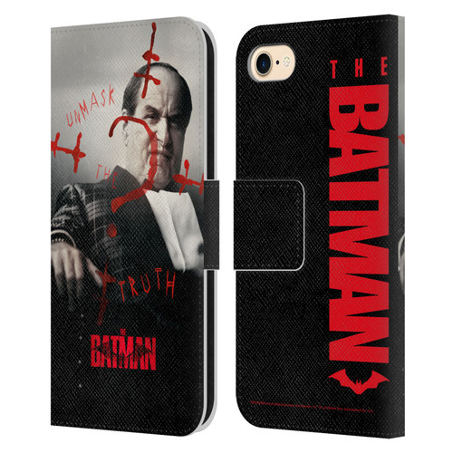 The Batman Posters Penguin Unmask The Truth Leather Book Wallet Case Cover For Apple iPhone 7 / 8 / SE 2020 & 2022