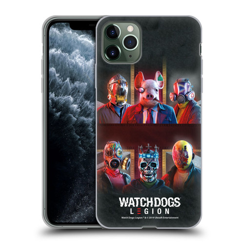 Watch Dogs Legion Artworks Flag Soft Gel Case for Apple iPhone 11 Pro Max