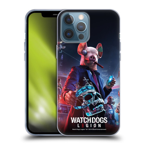 Watch Dogs Legion Artworks Winston Skull Soft Gel Case for Apple iPhone 13 Pro Max