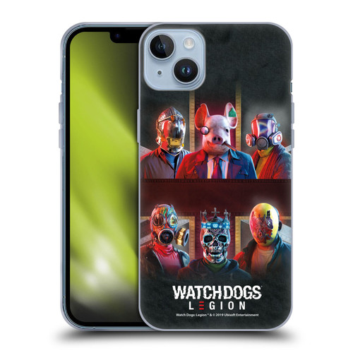 Watch Dogs Legion Artworks Flag Soft Gel Case for Apple iPhone 14 Plus
