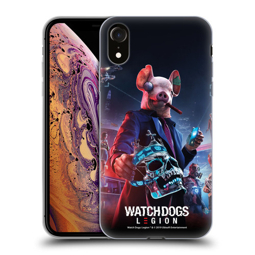 Watch Dogs Legion Artworks Winston Skull Soft Gel Case for Apple iPhone XR
