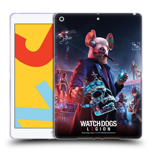 Watch Dogs Legion Artworks Winston Skull Soft Gel Case for Apple iPad 10.2 2019/2020/2021