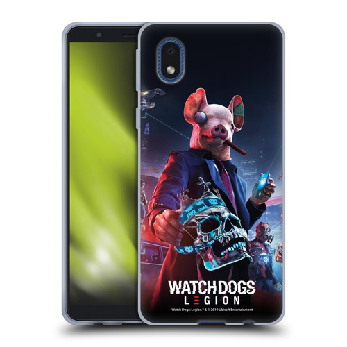 Watch Dogs Legion Artworks Winston Skull Soft Gel Case for Samsung Galaxy A01 Core (2020)