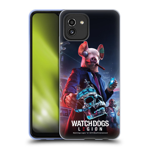 Watch Dogs Legion Artworks Winston Skull Soft Gel Case for Samsung Galaxy A03 (2021)