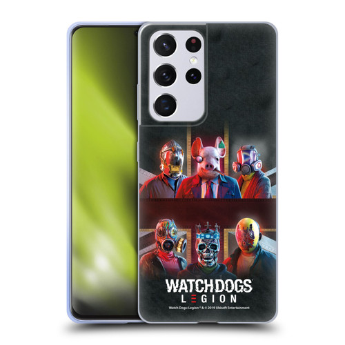 Watch Dogs Legion Artworks Flag Soft Gel Case for Samsung Galaxy S21 Ultra 5G
