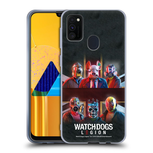 Watch Dogs Legion Artworks Flag Soft Gel Case for Samsung Galaxy M30s (2019)/M21 (2020)