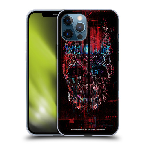 Watch Dogs Legion Key Art Skull Glitch Soft Gel Case for Apple iPhone 12 Pro Max