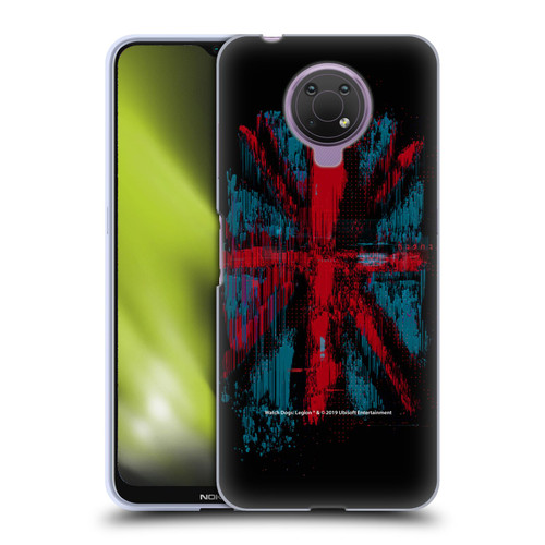 Watch Dogs Legion Key Art Flag Glitch Soft Gel Case for Nokia G10