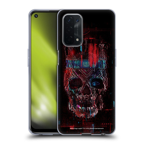 Watch Dogs Legion Key Art Skull Glitch Soft Gel Case for OPPO A54 5G